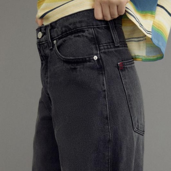 NWT BDGashed  Urban Outfitters RIh Extreme Baggy Jean - WBlack Denim - Picture 7 of 15